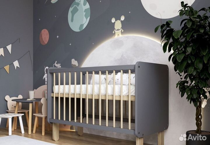 Кроватка для новорожденных Лея
