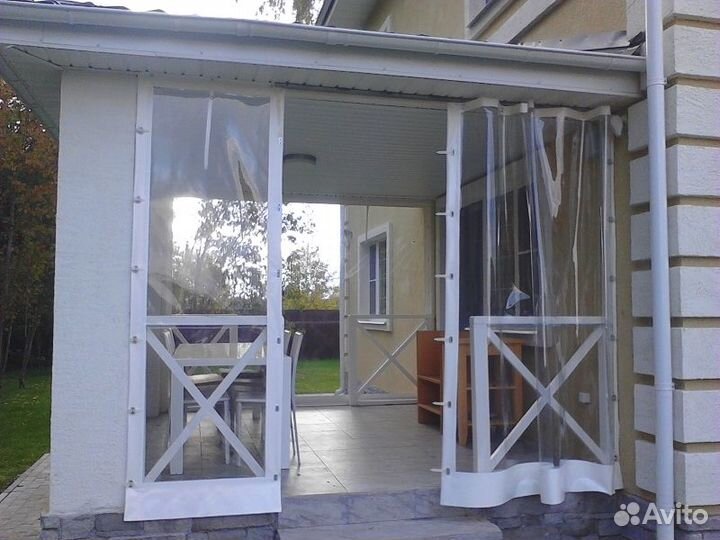 Мягкие окна раздвижные