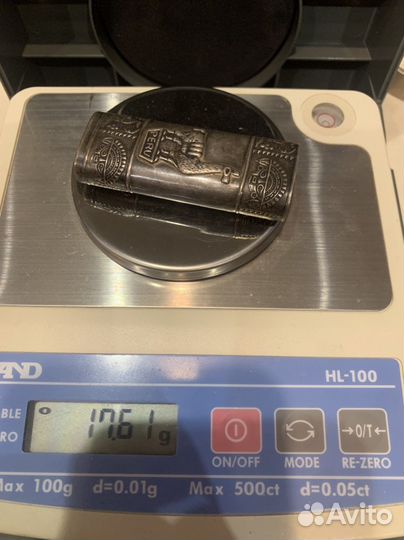 Серебряный чехол для зажигалки Перу