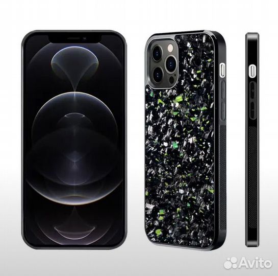 Карбоновый чехол на айфоны