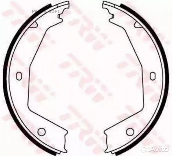 TRW GS8668 К-т бараб. тормоз. колодок