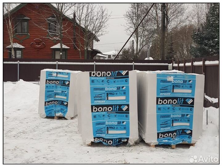 Газосиликатные блоки Бонолит