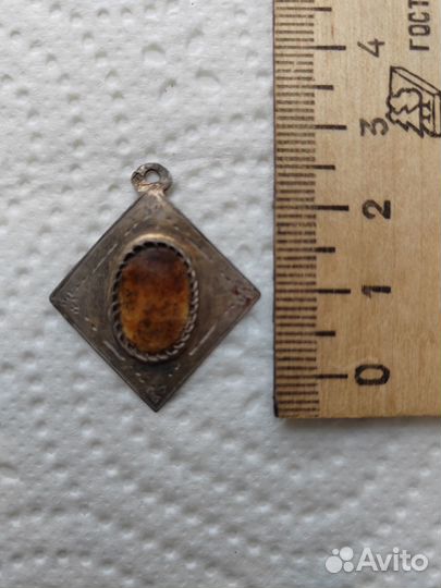 Серебряный кулон 84 пр