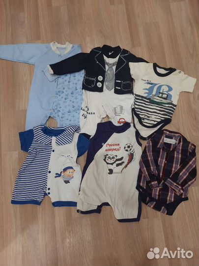 Вещи на мальчика пакетом от 0 до 3 мес