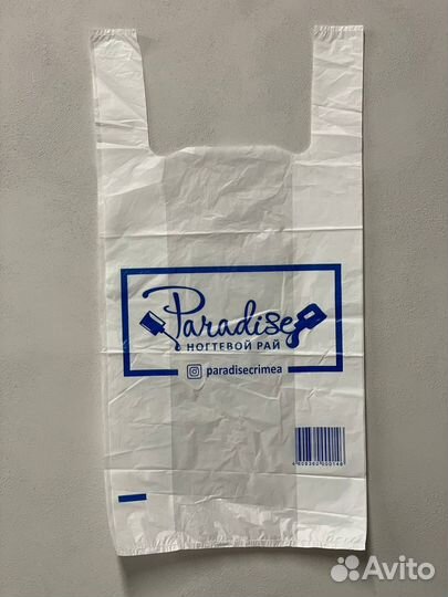 Пакет майка с логотипом