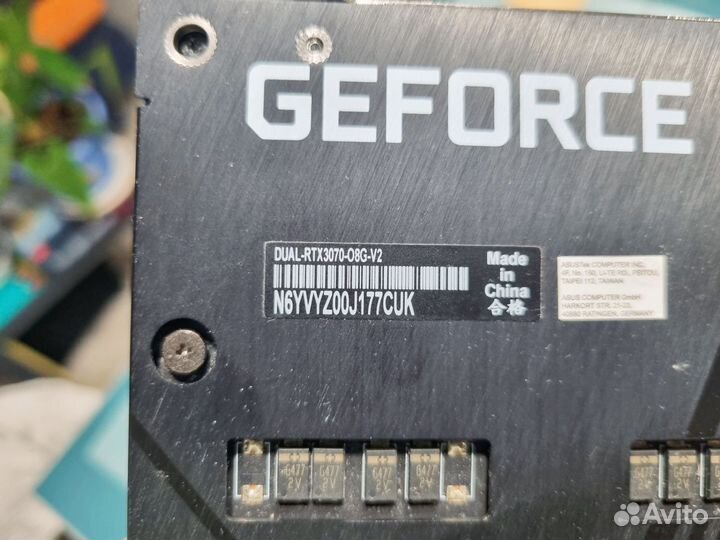 Видеокарта asus 3070 dual