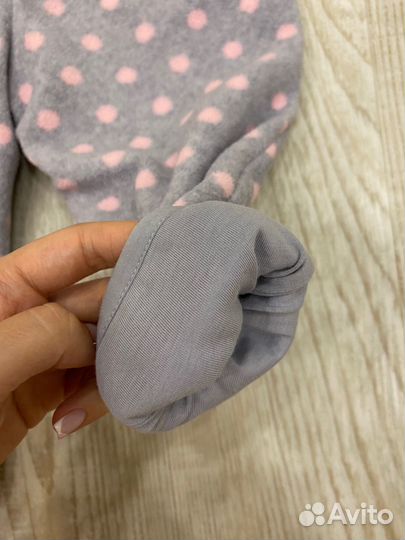 Комбинезон флисовый поддева 86 92 baby go