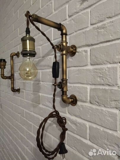 Светильник настенный бра в стиле лофт