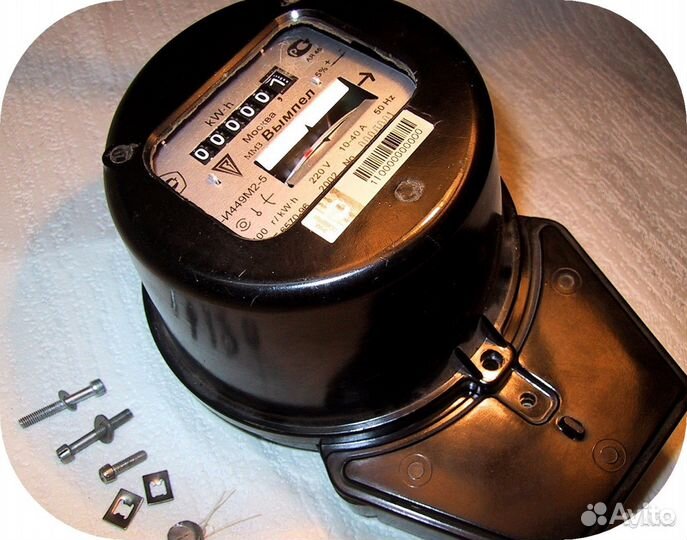 Счетчик электр. однофазный индукционный (2шт.) б/у