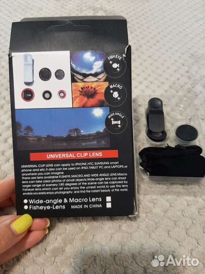 Линза на смартфон увеличительная