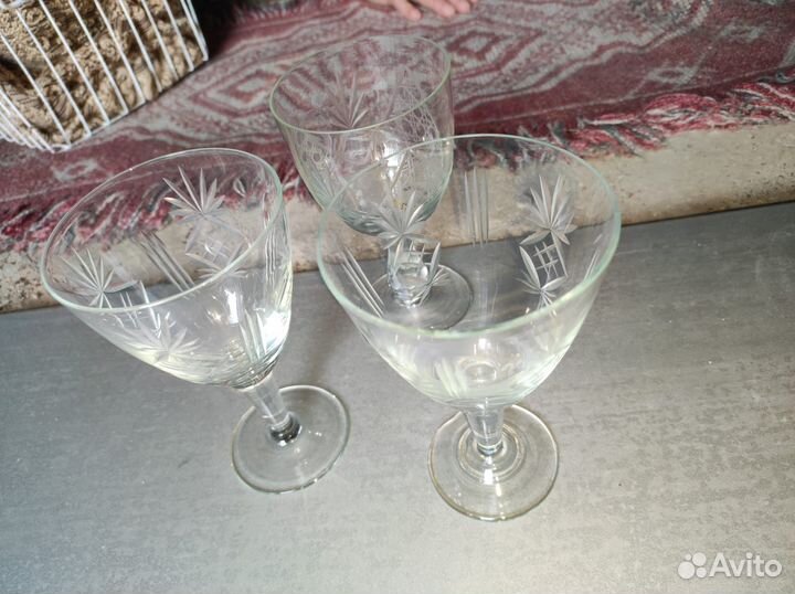 Фужеры 60 готов. Хрусталь