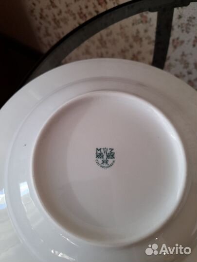 Тарелки новые Мейсенский букет Чехословакия