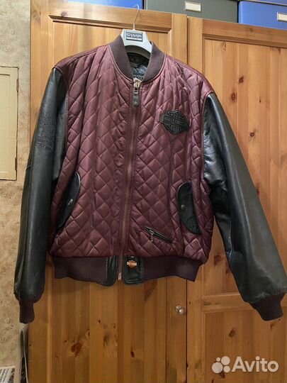 Бомбер комбинированный Harley Davidson