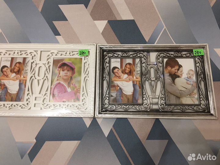 Фоторамка новая на 2 фото