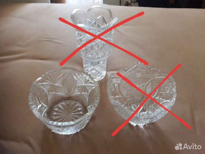 Хрусталь,салатницы,есть другие