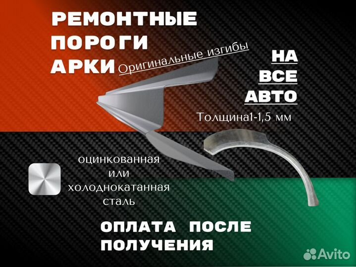 Пороги Honda Civic ремонтные