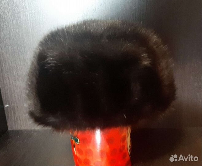 Мужская зимняя шапка с мехом