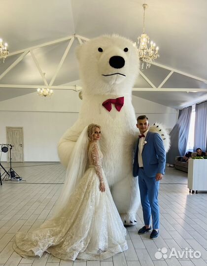 Белый мишка /зайка/ кинг-конг поздравление