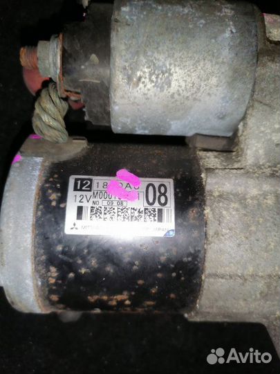 Стартер Mitsubishi Lancer X CY2A 4A91