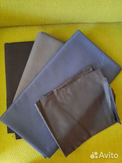 Ткани шерсть, подкладочная ткань и лен