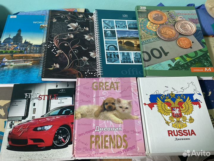 Канцелярия для школы и офиса,блокноты,папки и т.д