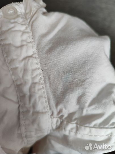 Рубашка белая на мальчика 74 hm