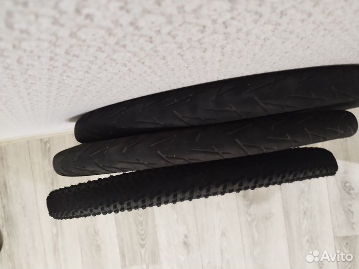 Покрышки 27,5 шосейные, и одна горная