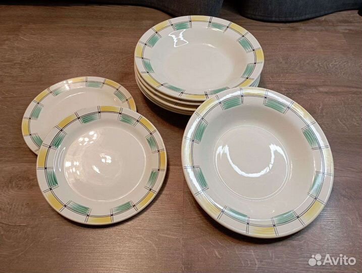 Тарелки зик Конаково - рисунок Клетка