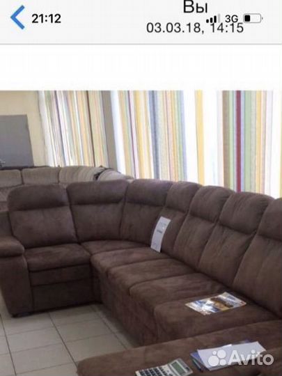 Мяхкий диван б/у