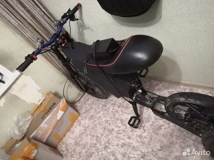 Электровелосипед мощный(электропитбайк)