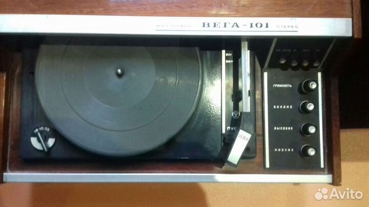 Проигрыватель Вега 101 стерео нота 304 тоника 310
