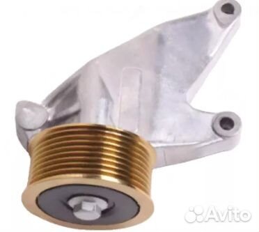 Шкив ролик опорный обводной с кронштейном JCB 320