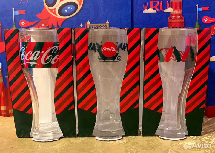 Стаканы Бокалы Кока-кола Coca-Cola