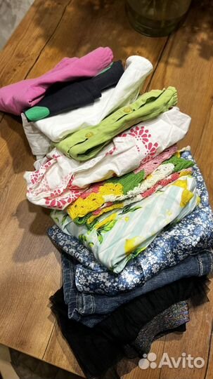 Вещи пакетом на девочку 104 110 в садик