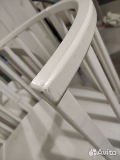 Кроватка детская овальная (трансформер)