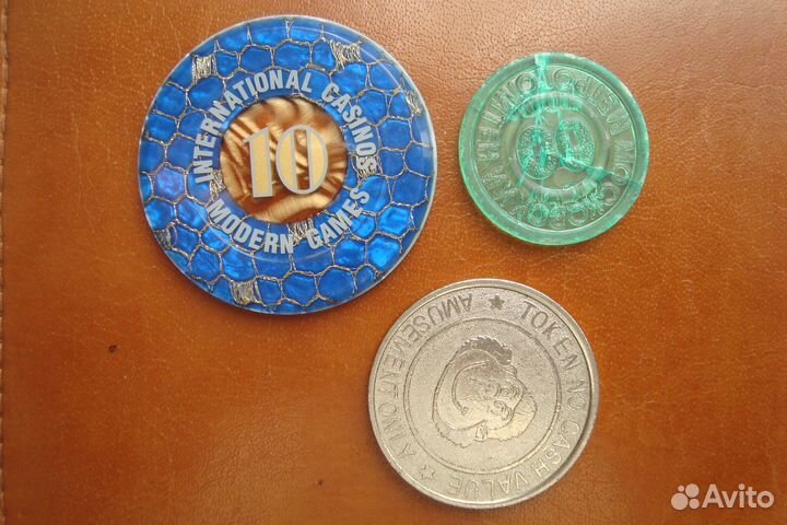 Жетоны разные, импортные и наши