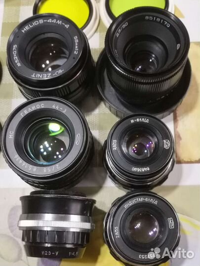 Объектив helios 44-3, гелиос 44м-4, индустар 61Л