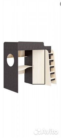 Детский уголок с кроватью и столом