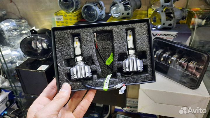 LED cветодиодные лампы H7 4300к LED PROsvet S4