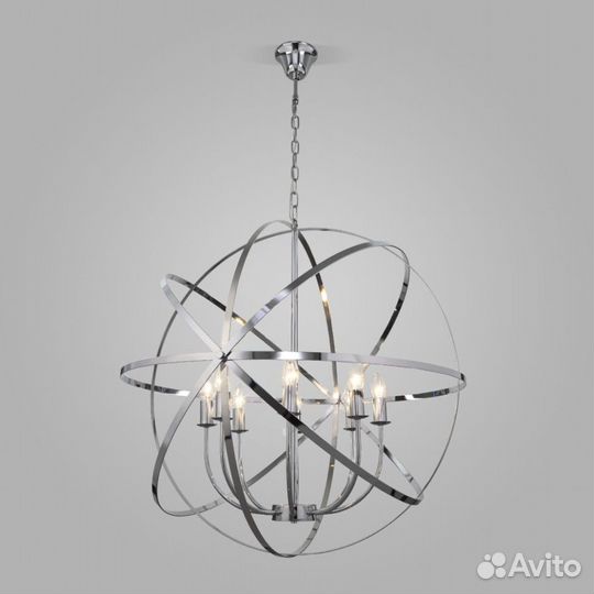 Подвесная люстра Eurosvet Santi 60139/8 хром