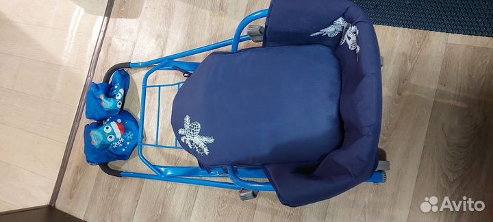 Детские санки с колесами