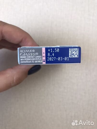 Линзы acuvue oasys