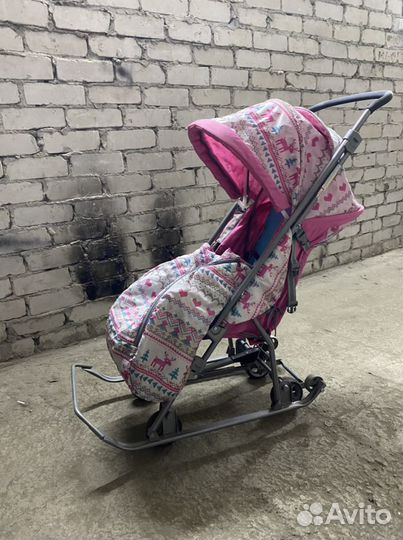 Коляска санки