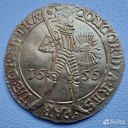 2 дуката Утрехт Нидерланды 1656 золото 5,9 г