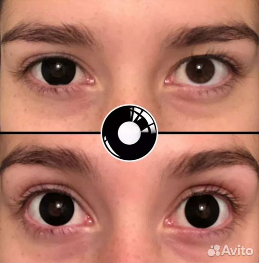 Линзы черные