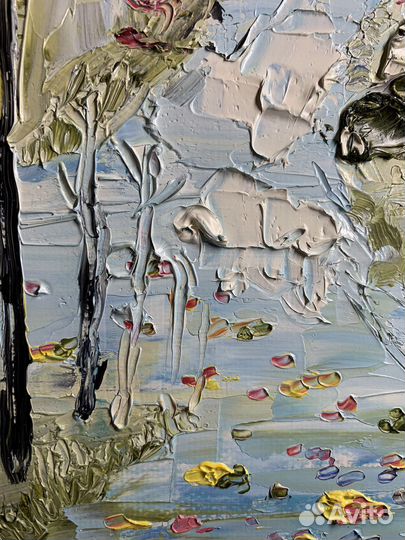 Картина маслом на холсте пейзаж