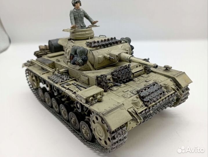 Немецкий танк pz lll в масштабе 1:35