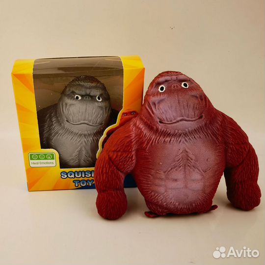 Игрушка антистресс обезьяна тянучка 10см
