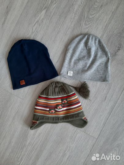 Шапки демисезонные ог 48см