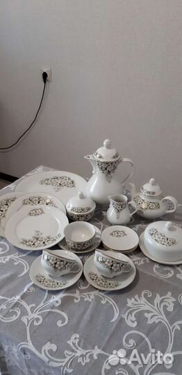 Чайно кофейный сервиз гдр